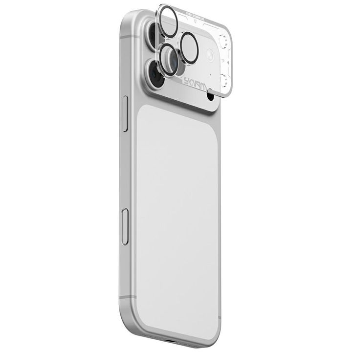 Szkło na obiektyw aparatu Skinarma Magma Full Matte do iPhone 17 Pro Max szary na NearMe.pl