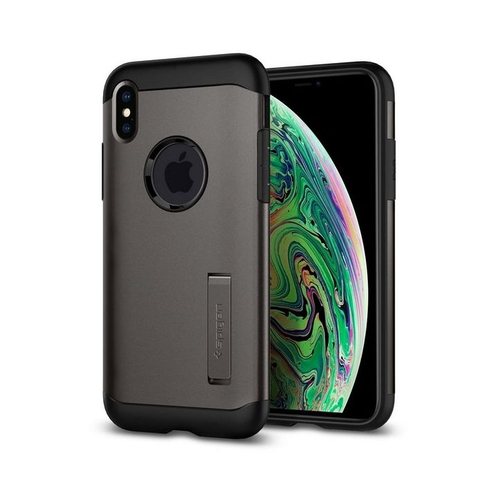 Spigen Slim Armor iPhone Xs Max gun metal 065CS25153 na NearMe.pl
