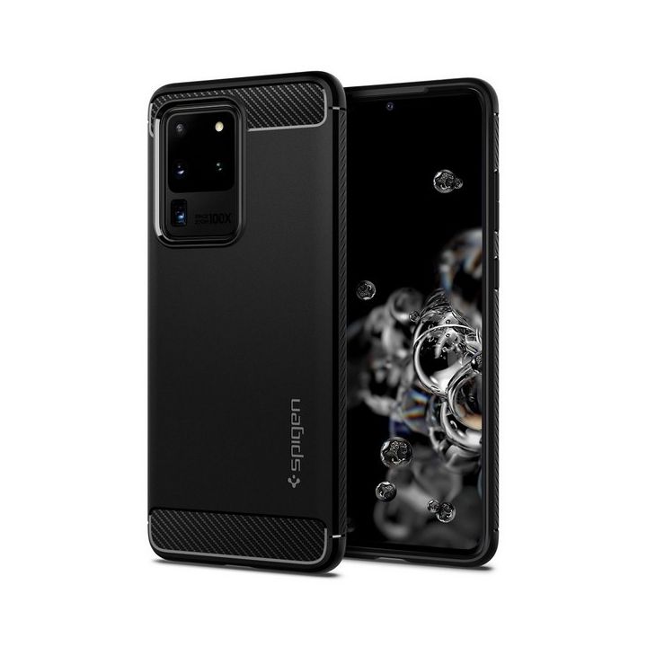 Spigen Rugged Armor Samsung S20 Ultraczarny mat/black matte ACS00711 na NearMe.pl