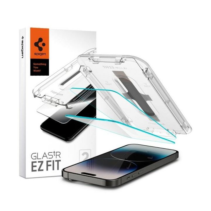 Spigen Glas.TR iPhone 14 Pro Max2szt./2pcs "EZ FIT" AGL05202 szkło hartowane na NearMe.pl