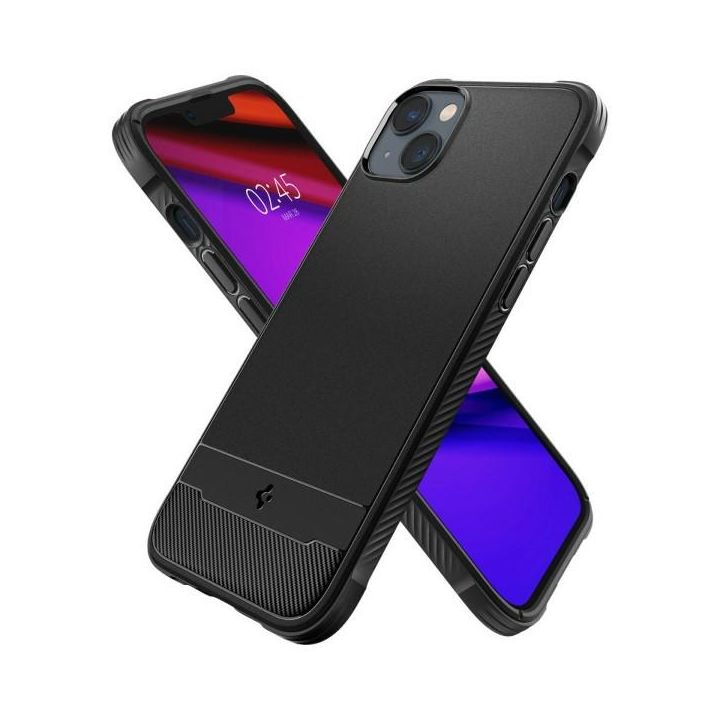 Spigen Rugged Armor MAG iPhone 14 Plus /15 Plus 6,7" Magsafe czarny/matte black ACS04890 na NearMe.pl