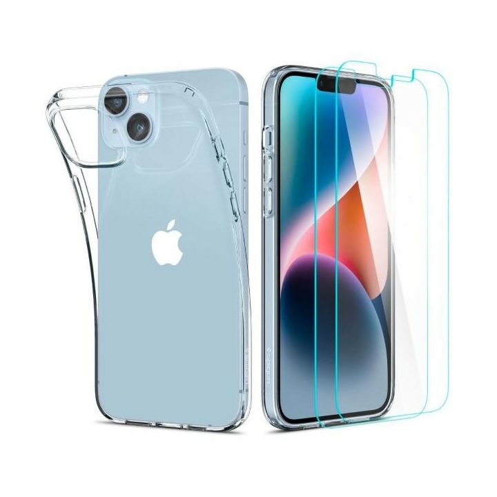 Spigen Crystal Pack iPhone 14 Plus / 15Plus 6,7" Crystal Clear ACS04922 na NearMe.pl