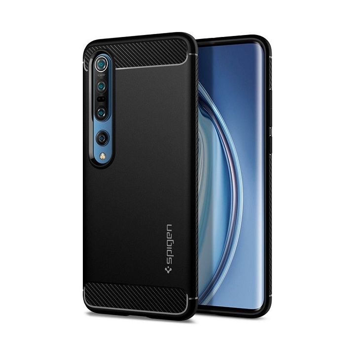 Spigen Rugged Armor Xiaomi Mi 10/10 Problack matt ACS00862 na NearMe.pl