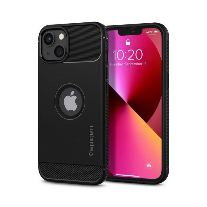 Spigen Rugged Armor iPhone 13 6.1"       czarny/black matte ACS03518 na NearMe.pl