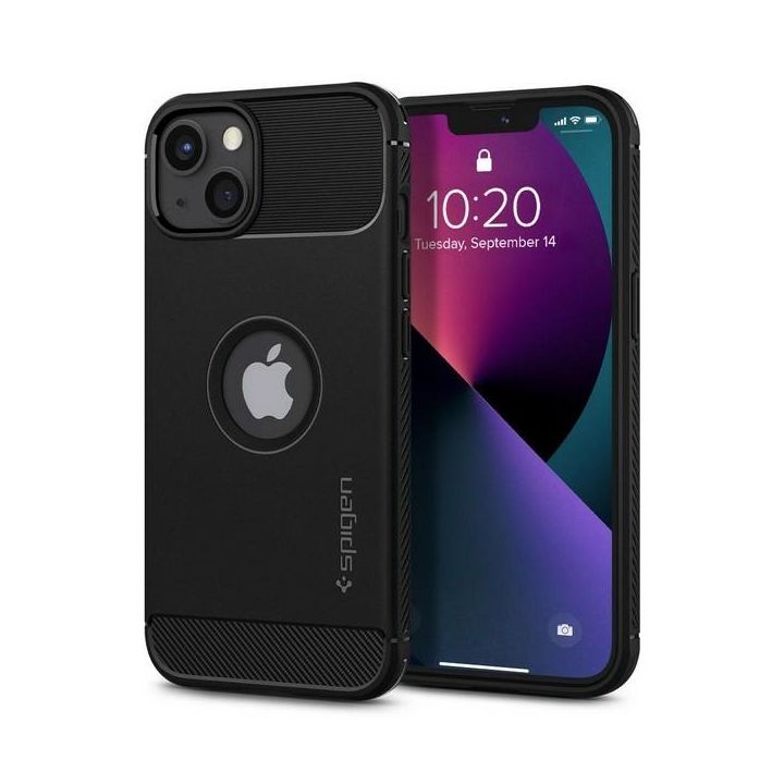 Spigen Rugged Armor iPhone 13 Mini 5.4"czarny/black matte ACS03314 na NearMe.pl