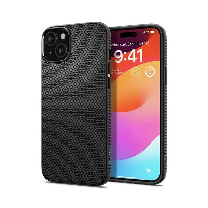 Spigen Liquid Air iPhone 15 Plus / 14Plus 6.7" czarny/matte black ACS06650 na NearMe.pl