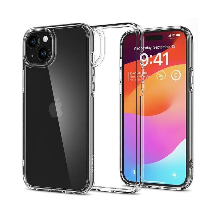 Spigen Ultra Hybrid iPhone 15 6.1"crystal clear ACS06793 na NearMe.pl