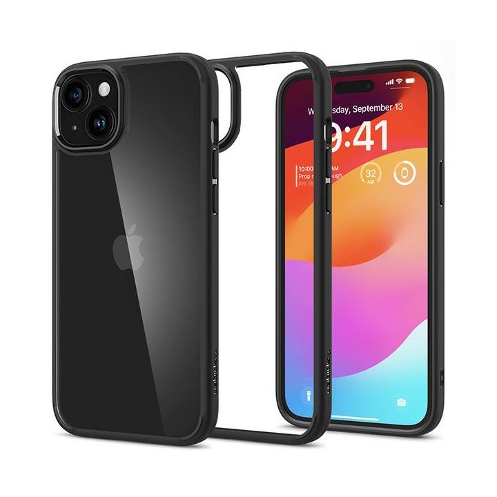 Spigen Ultra Hybrid iPhone 15 Plus / 14Plus 6.7" czarny/matte black ACS06657 na NearMe.pl