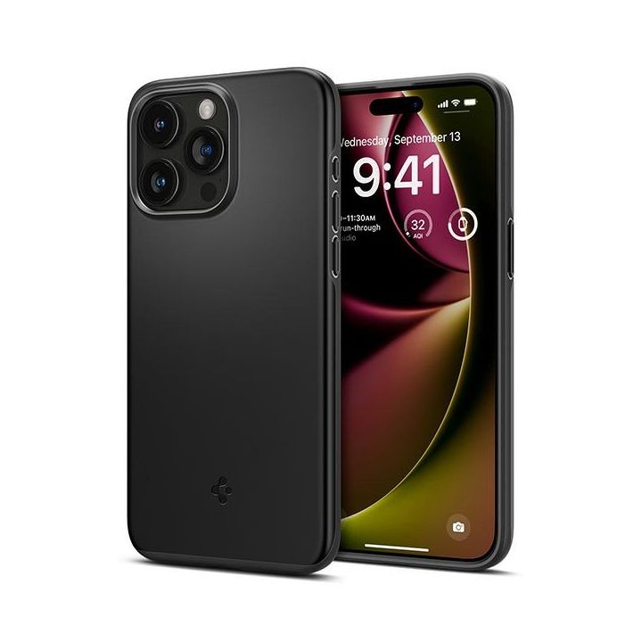 Spigen Thin Fit iPhone 15 Pro Max 6.7"czarny/black ACS06544 na NearMe.pl