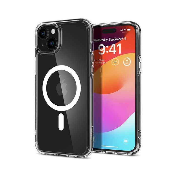 Spigen Ultra Hybrid MAG iPhone 15 Plus /14 Plus 6.7" Magsafe biały/white ACS06660 na NearMe.pl