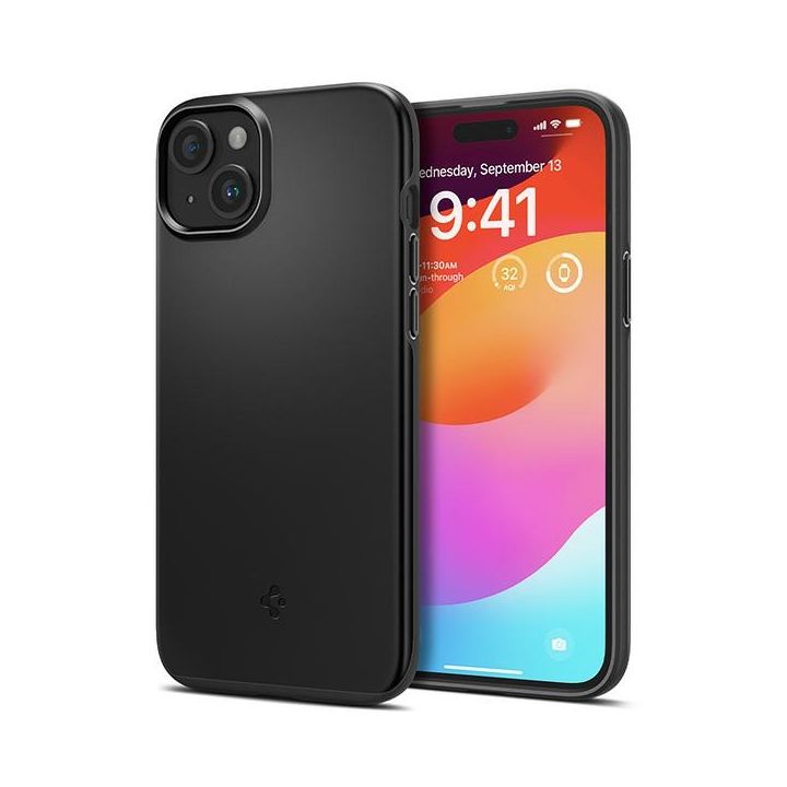 Spigen Thin Fit iPhone 15 6.1"czarny/black ACS06776 na NearMe.pl