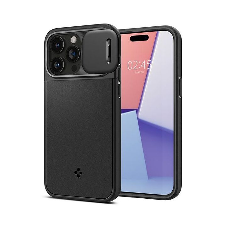 Spigen Optik Armor iPhone 15 Pro Max6,7" MAG Magsafe czarny/black ACS06599 na NearMe.pl