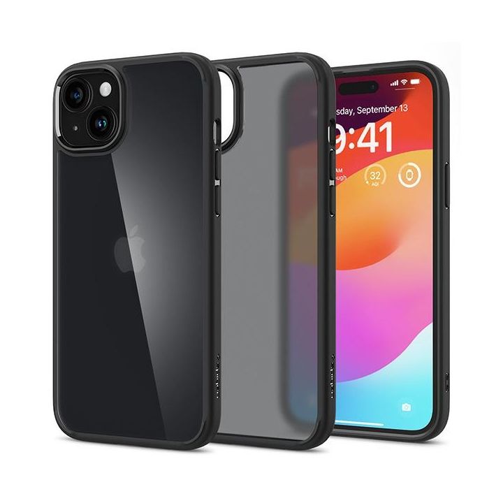 Spigen Ultra Hybrid iPhone 15 6.1"frost black ACS06797 na NearMe.pl