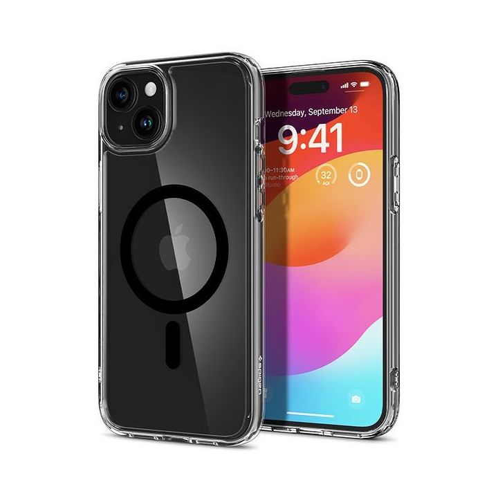 Spigen Ultra Hybrid MAG iPhone 15 6.1"MagSafe czarny/black ACS06803 na NearMe.pl