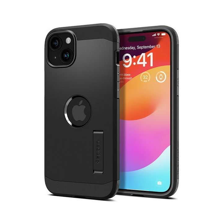 Spigen Tough Armor MAG iPhone 15 6.1"MagSafe czarny/black ACS06811 na NearMe.pl