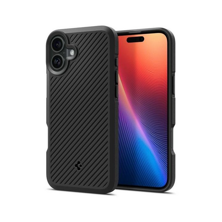 Spigen Core Armor iPhone 16 6.1"czarny/matte black ACS08220 na NearMe.pl