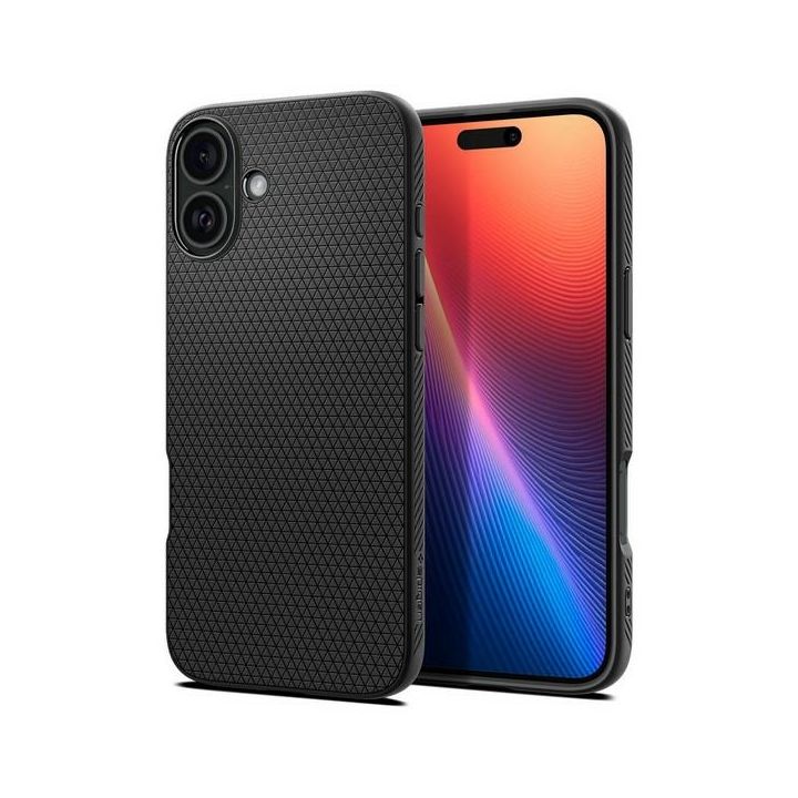 Spigen Liquid Air iPhone 16 6.1"czarny/matte black ACS08194 na NearMe.pl
