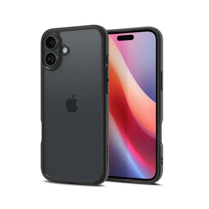 Spigen Ultra Hybrid iPhone 16 6.1"matte black/czarny ACS08201 na NearMe.pl