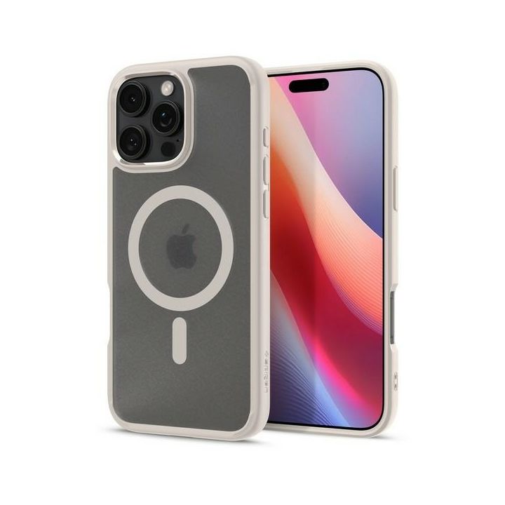 Spigen Ultra Hybrid MAG iPhone 16 ProMax 6.9" MagSafe frost natural titanium ACS08382 na NearMe.pl