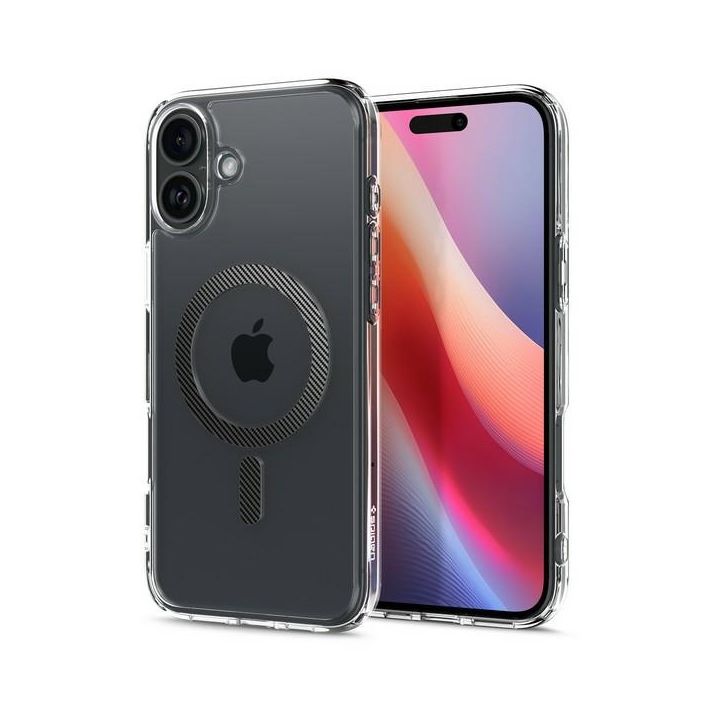 Spigen Ultra Hybrid MAG iPhone 16 6.1"   MagSafe carbon fiber ACS08207 na NearMe.pl