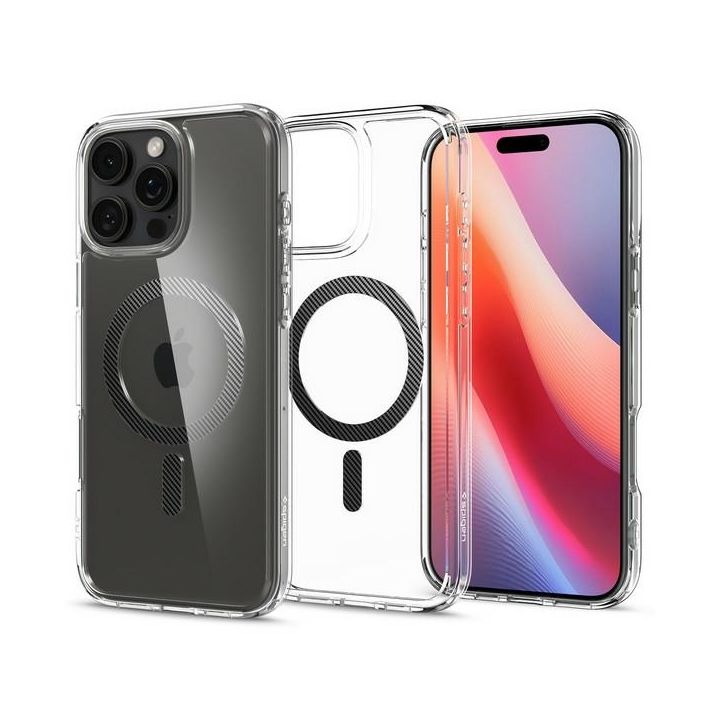 Spigen Ultra Hybrid MAG iPhone 16 Pro    Max 6.9" MagSafe carbon fiber ACS08000 na NearMe.pl