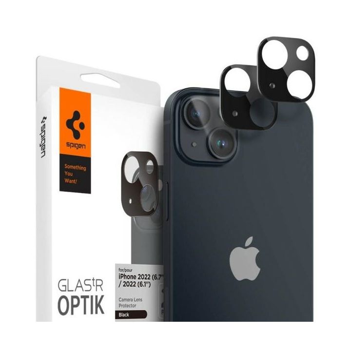 Spigen Optik.Tr Camera iPhone 14/14 PlusLens 2szt./2pcs czarny/black AGL05274 na NearMe.pl