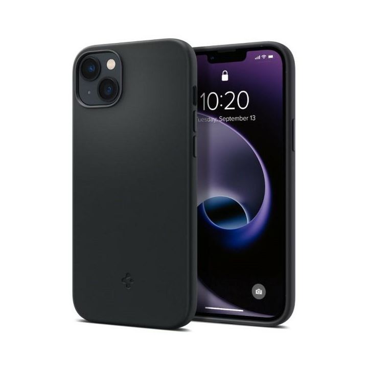 Spigen Silicone Fit iPhone 14 Plus / 15Plus 6,7" MAG Magsafe czarny/black ACS04920 na NearMe.pl