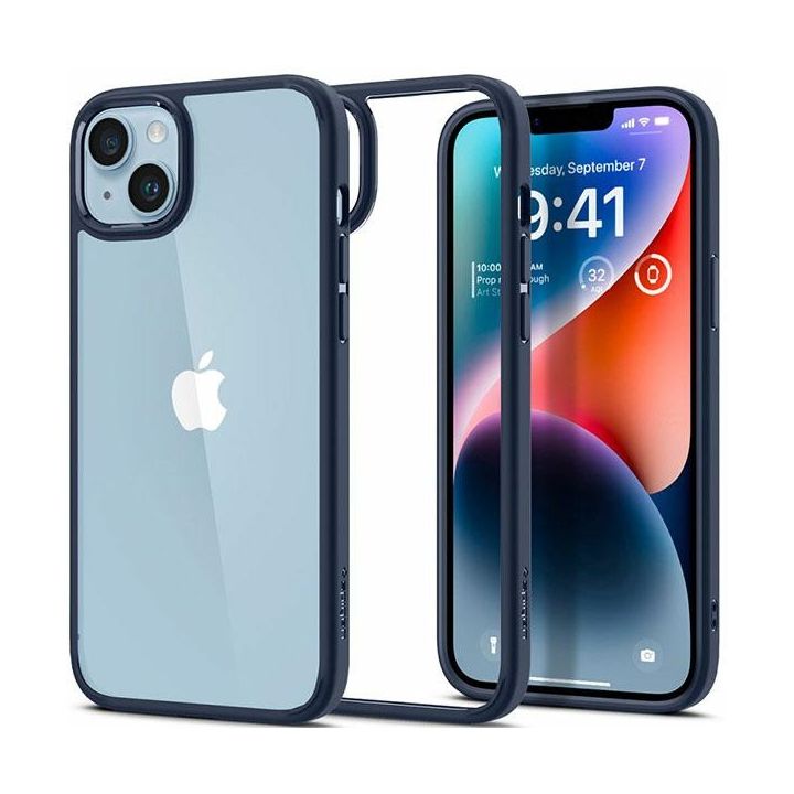 Spigen Ultra Hybrid iPhone 14 Plus / 15Plus 6,7" granatowy/navy blue ACS04899 na NearMe.pl