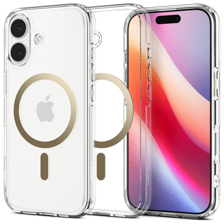 Etui Spigen Ultra Hybrid Mag MagSafe do  iPhone 17 złoty na NearMe.pl