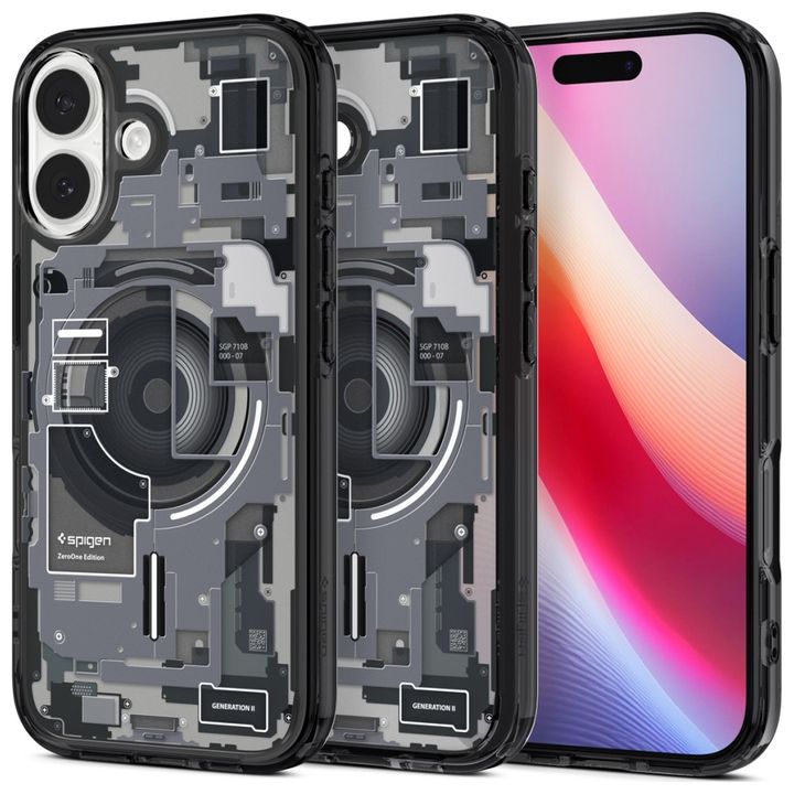 Etui Spigen Ultra Hybrid Mag MagSafe do  iPhone 17 zero one czarny na NearMe.pl