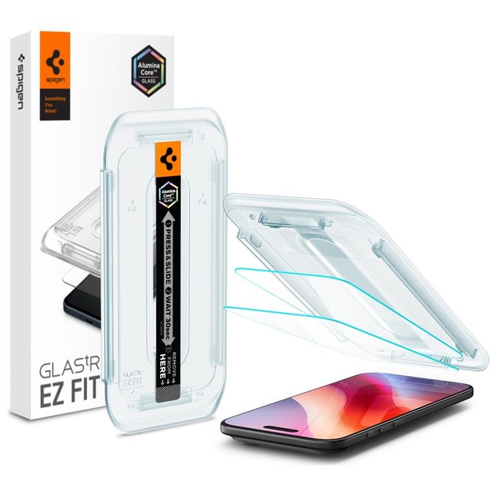 Szkło hartowane Spigen Glas.TR "EZ FIT"  do iPhone Air 2szt clear na NearMe.pl