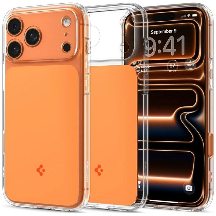 Etui Spigen Ultra Hybrid T Mag MagSafe   do iPhone 17 Pro pomarańczowy na NearMe.pl