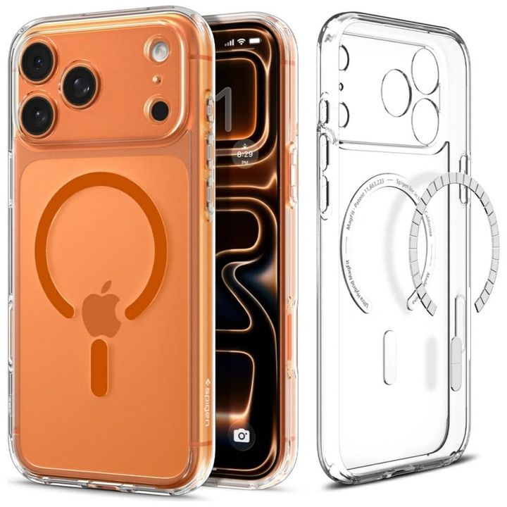 Etui Spigen Ultra Hybrid Mag MagSafe do  iPhone 17 Pro pomarańczowy na NearMe.pl