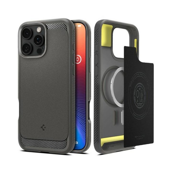 Spigen Rugged Armor iPhone 16 Pro Max    6.9" szary/grey ACS07987 na NearMe.pl