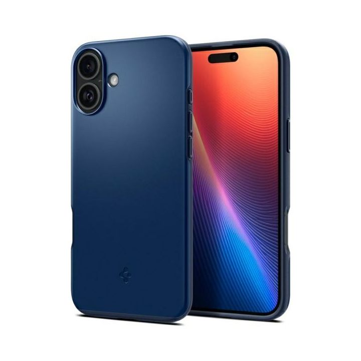 Spigen Thin Fit MAG iPhone 16 6.1"       MagSafe granatowy/navy blue ACS08187 na NearMe.pl