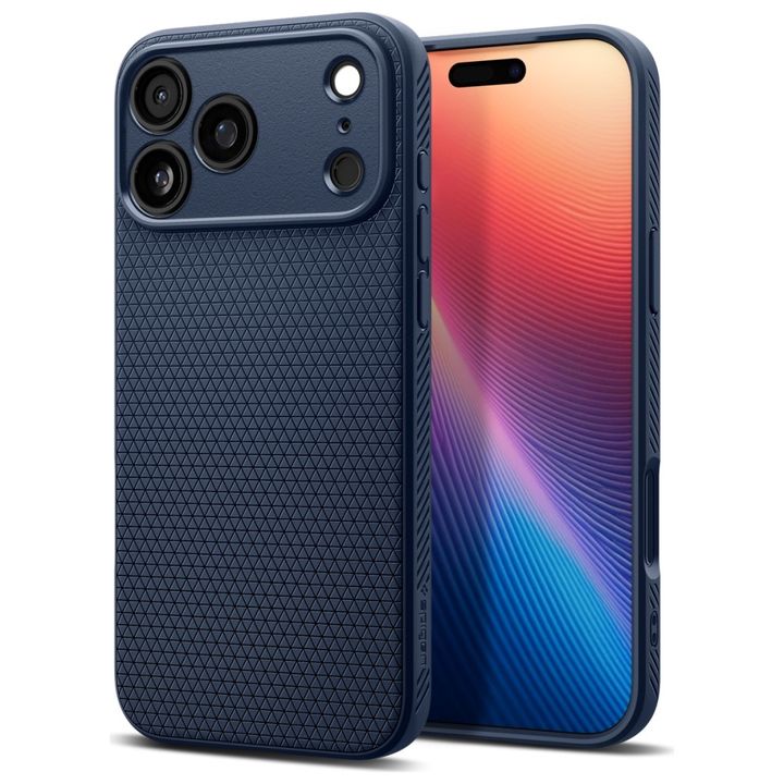 Etui Spigen Liquid Air do iPhone 17 Pro  niebieski na NearMe.pl