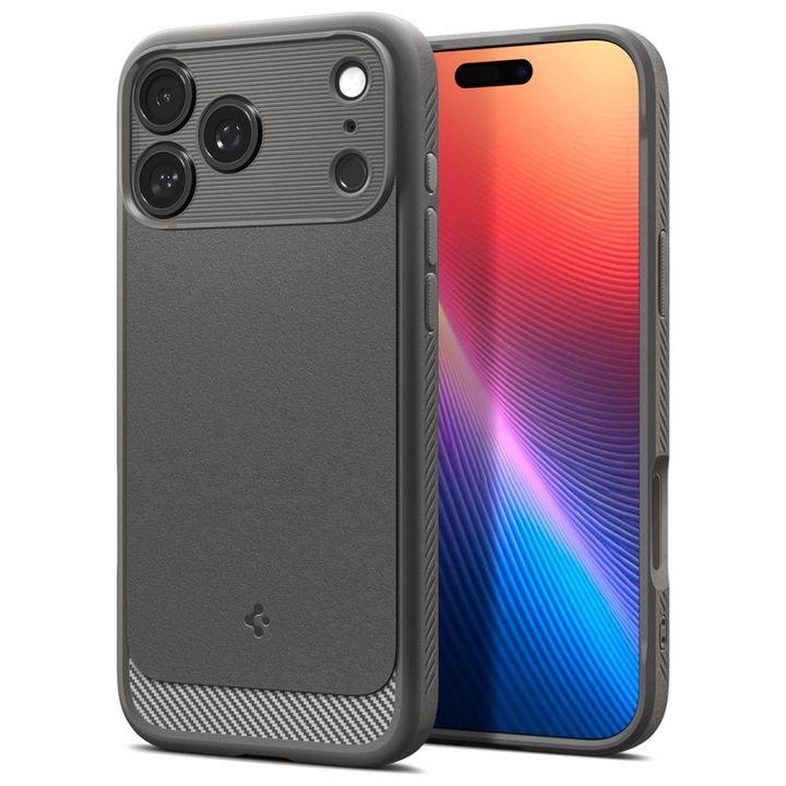 Etui Spigen Rugged Armor Mag MagSafe do  iPhone 17 Pro szary na NearMe.pl