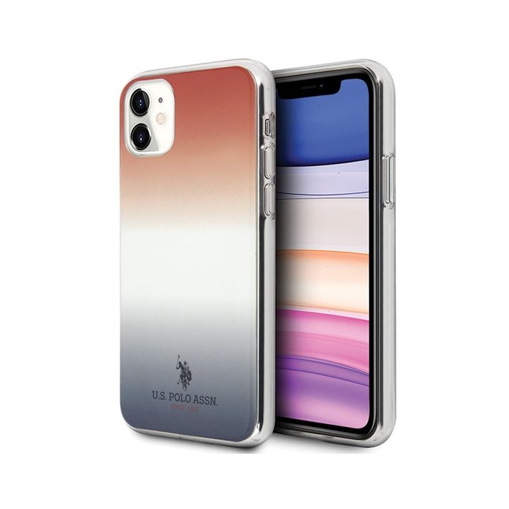 US Polo USHCN61TRDGRB iPhone 11 czerwono-niebieski/blue&red Gradient Pattern Collection na NearMe.pl