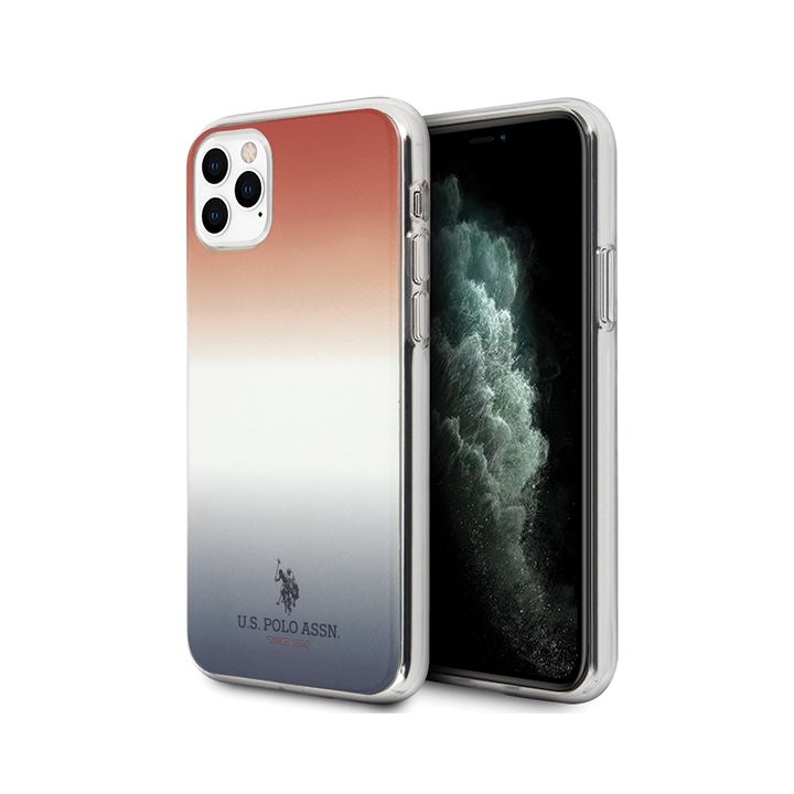 US Polo USHCN65TRDGRB iPhone 11 Pro Maxczerwono-niebieski/blue&red Gradient Pattern Collection na NearMe.pl