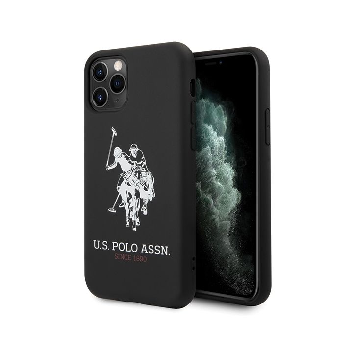 US Polo USHCN65SLHRBK iPhone 11 Pro Maxczarny/black Silicone Collection na NearMe.pl