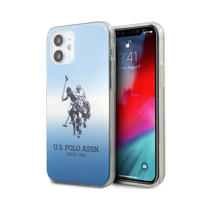 US Polo USHCP12SPCDGBL iPhone12 mini 5,4" niebieski/blue Gradient Collection na NearMe.pl