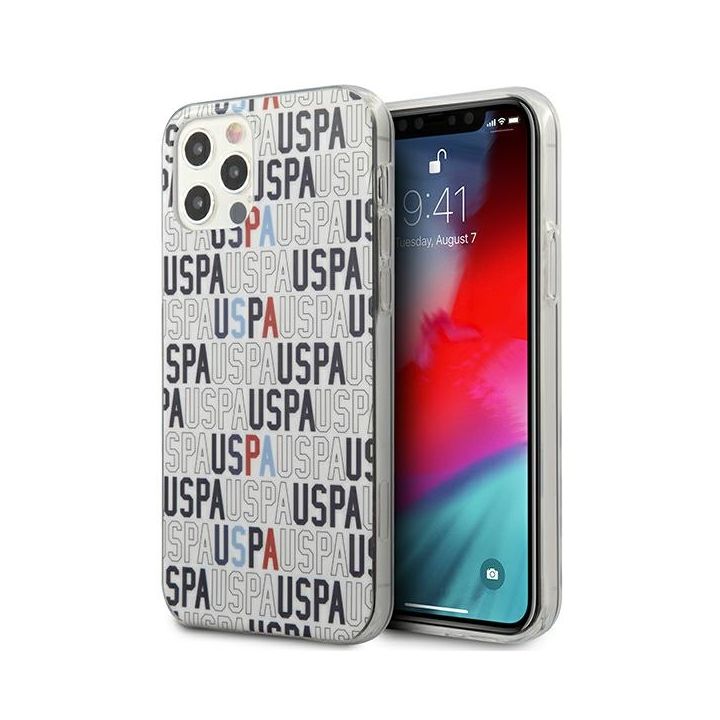 US Polo USHCP12LPCUSPA6 iPhone12 Pro Max 6,7" biały/white Logo Mania Collection na NearMe.pl