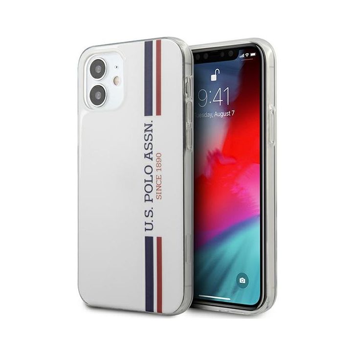 US Polo USHCP12SPCUSSWH iPhone12 mini 5,4" biały/white Tricolor Collection na NearMe.pl
