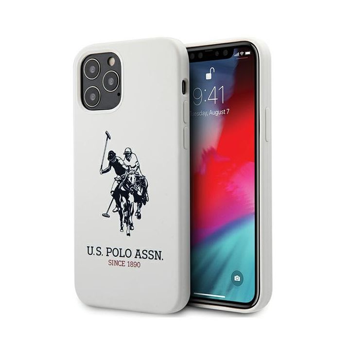 US Polo USHCP12MSLHRWH iPhone 12/12 Pro6,1" biały/white Silicone Collection na NearMe.pl