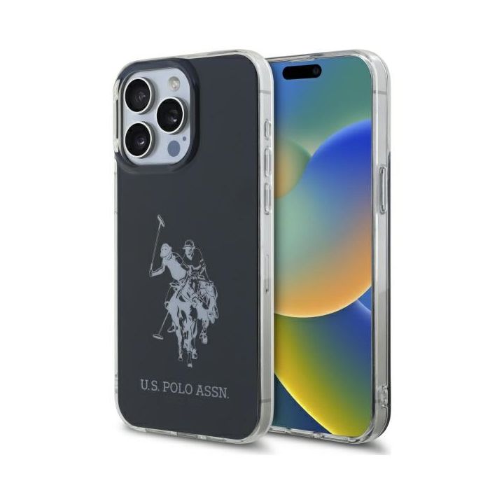 US Polo USHCP15XTPUHRBK iPhone 15 Pro    Max 6,7" czarny/black Shiny Big Logo na NearMe.pl