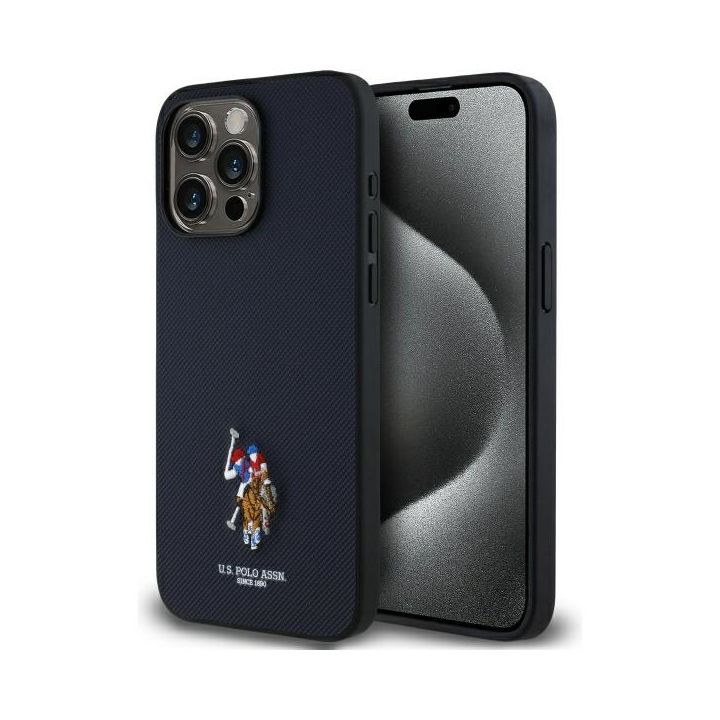 US Polo USHCP15XPEMV iPhone 15 Pro Max   6,7" granatowy/navy Embroidered DH Color na NearMe.pl