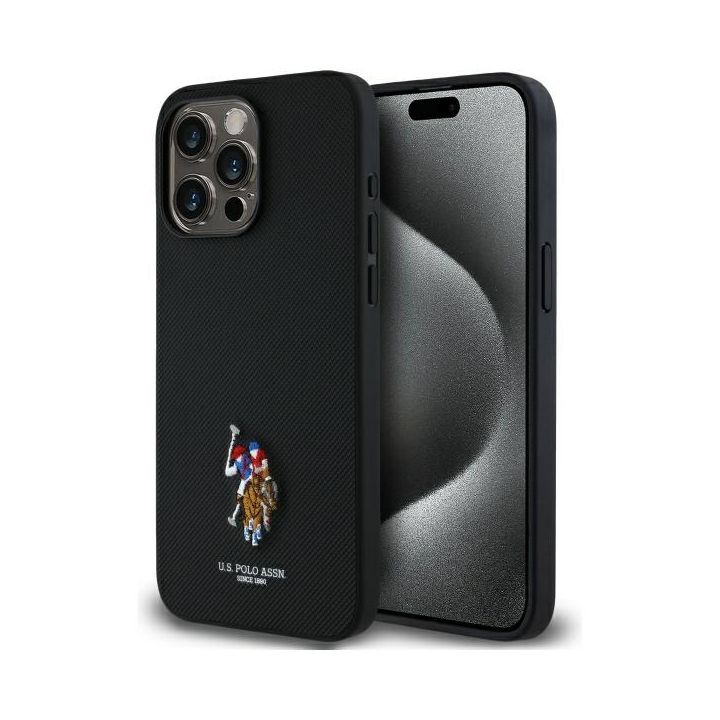 US Polo USHCP15XPEMK iPhone 15 Pro Max   6,7" czarny/black Embroidered DH Color na NearMe.pl