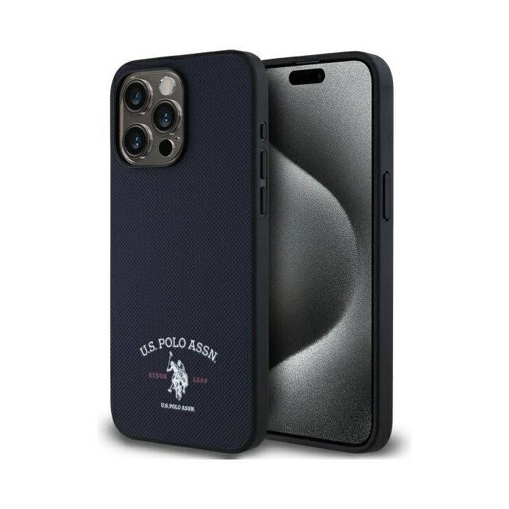 US Polo USHCP15XPARV iPhone 15 Pro Max   6,7" granatowy/navy Printed DH Logo na NearMe.pl