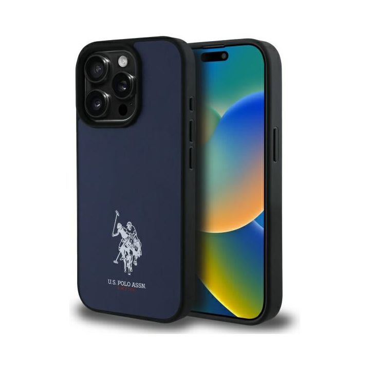 US Polo USHCP15XPGEV iPhone 15 Pro Max   6,7" granatowy/navy Leather Embroidered DH Color na NearMe.pl