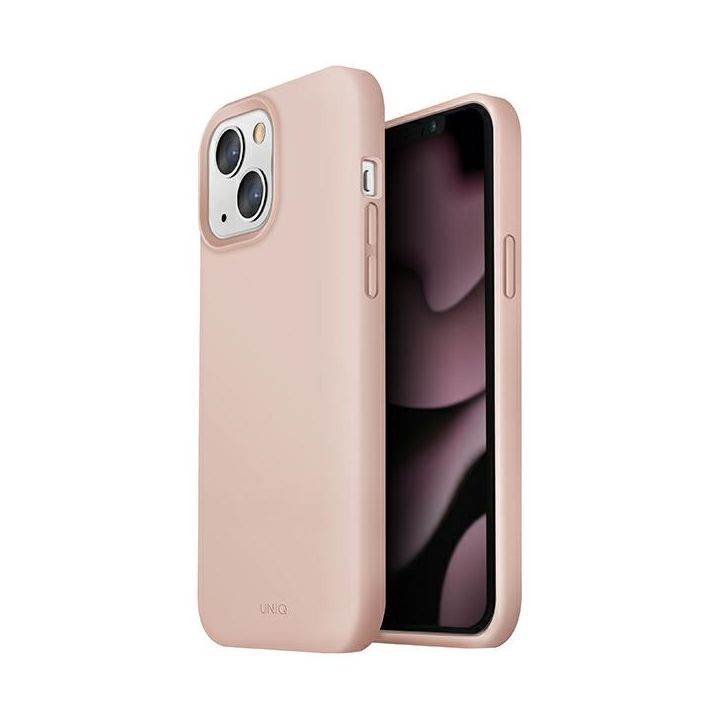 UNIQ etui Lino iPhone 13 / 14 / 15 6,1"różowy/blush pink na NearMe.pl